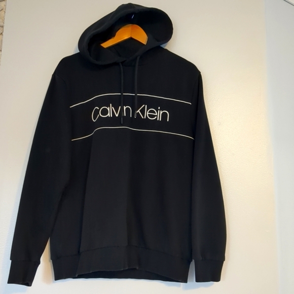 Calvin Klein Tops - Calvin Klein Hoodie Womens Medium Black Y2k Athleticleisure